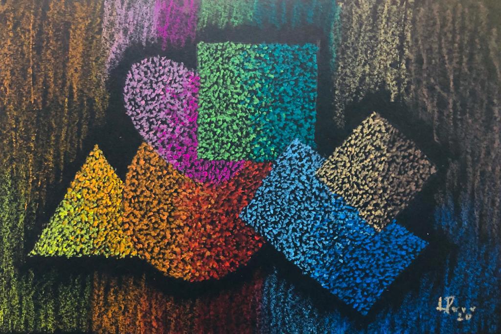 Oil Pastel Stippling effect - image 1 - student project
