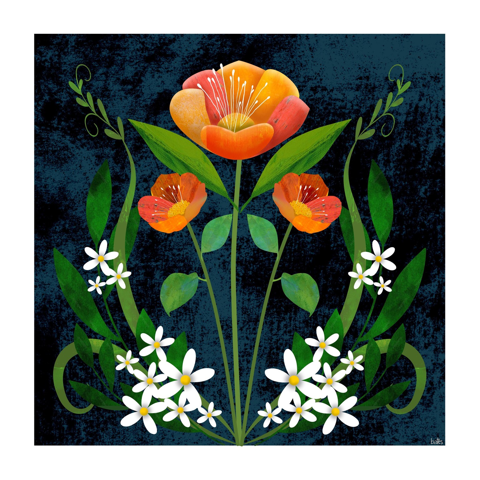 Symmetrical Floral - image 1 - student project