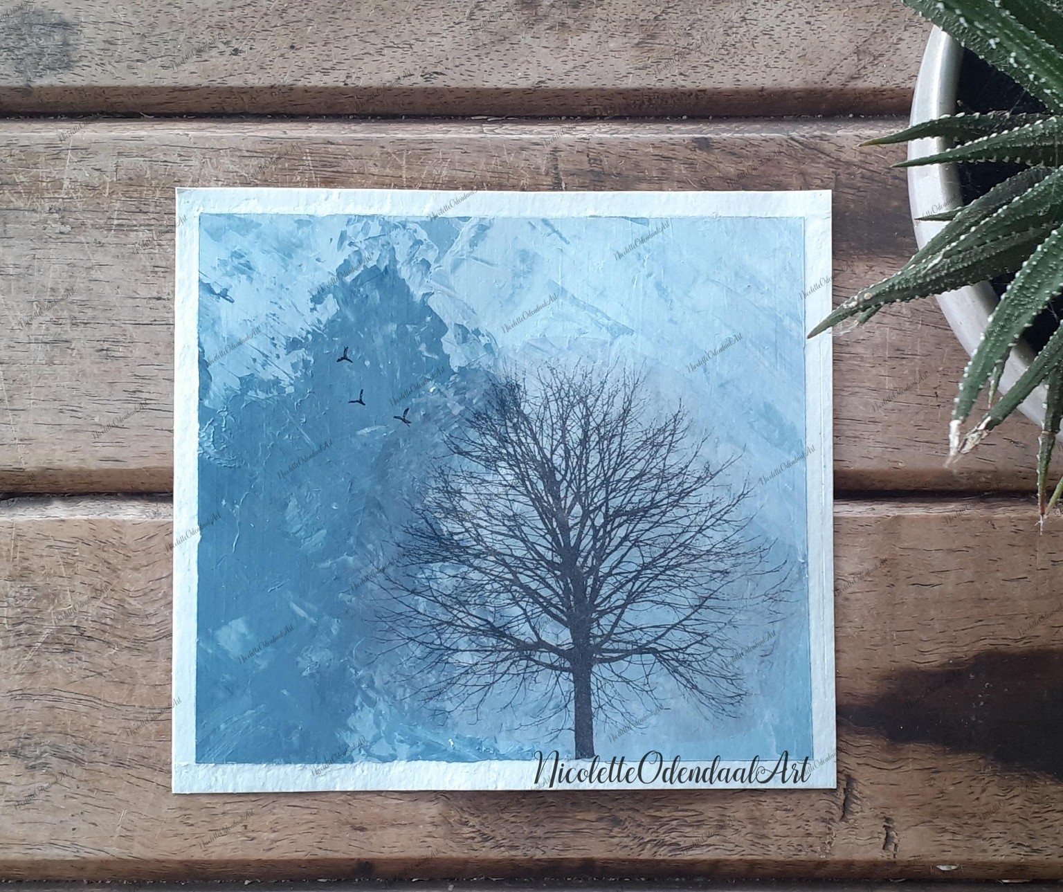 Moving memories:Photo to painting with acrylic paints and mixed media - image 1 - student project