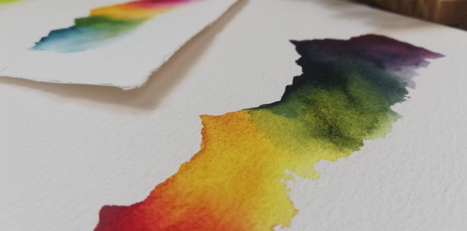 A range of rainbow mountains - image 2 - student project