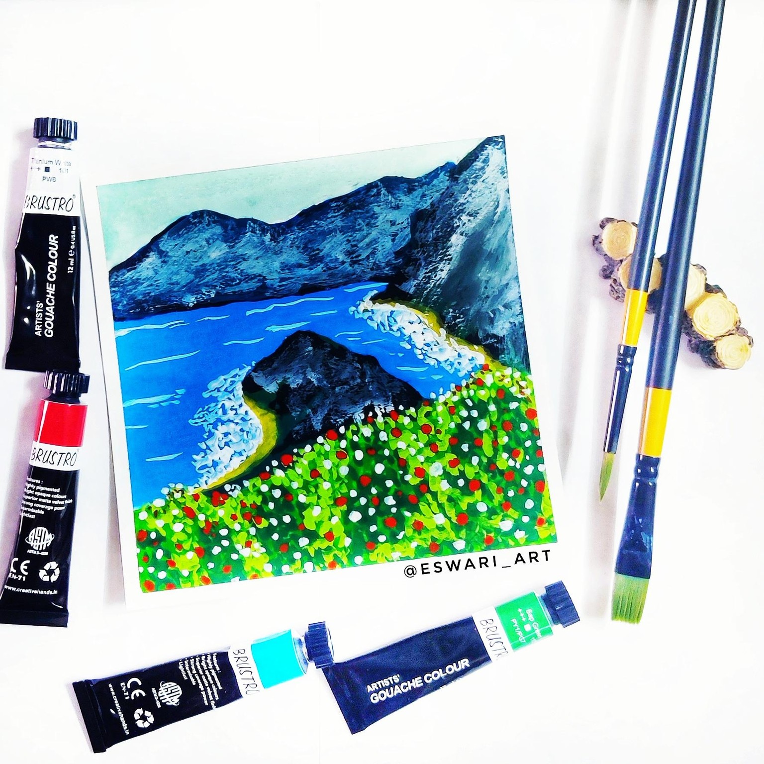 Seascapes in Gouache - image 6 - student project