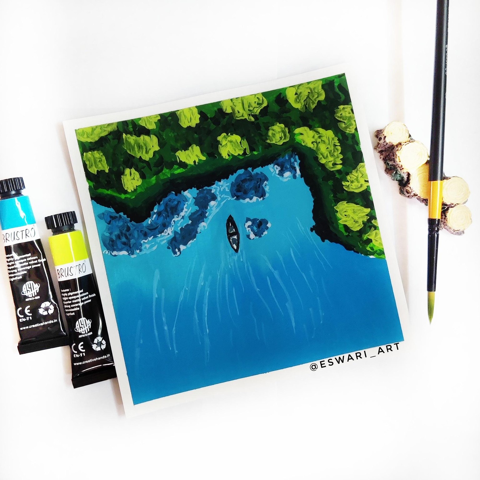 Seascapes in Gouache - image 2 - student project