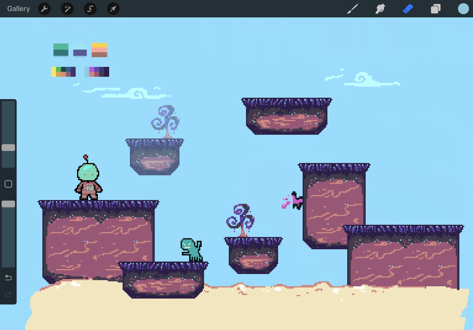 Alien platform mock-up challenge - image 1 - student project