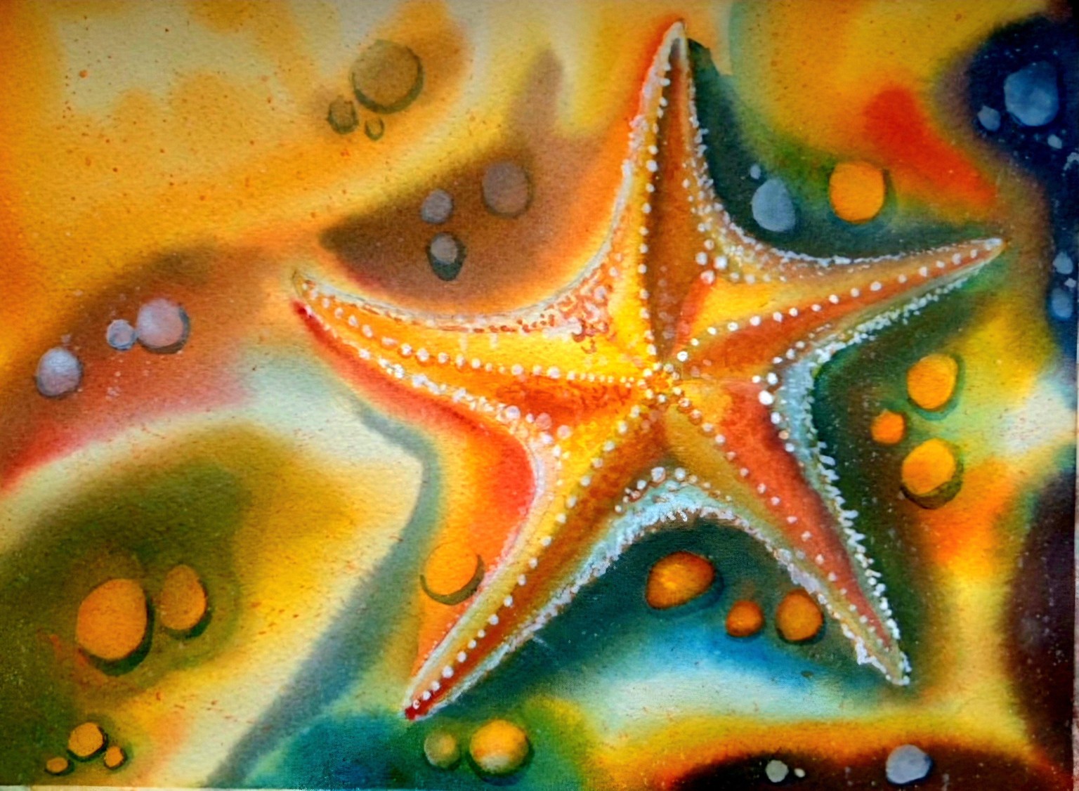 Starfish on a Sandy Beach - image 1 - student project