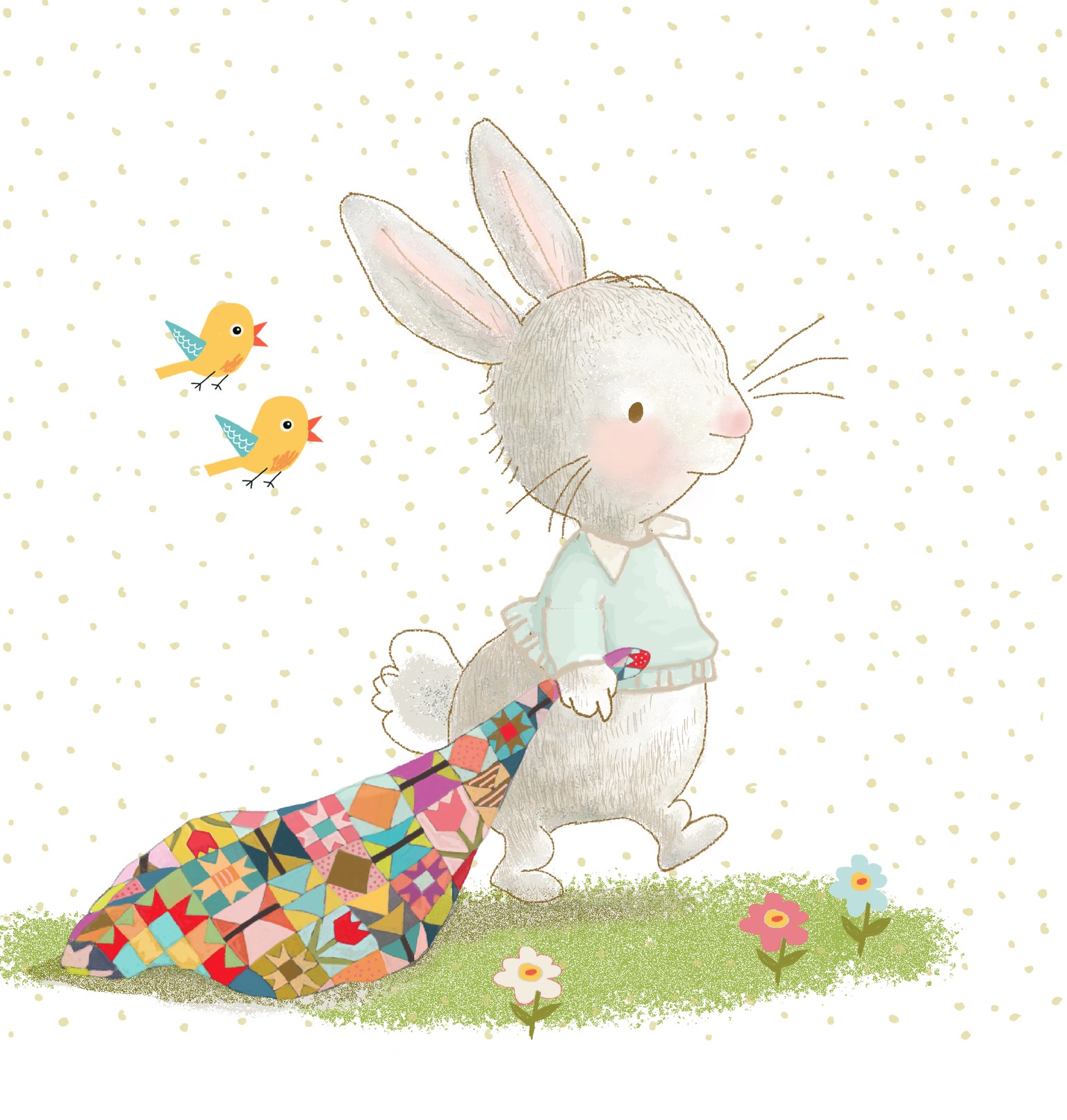 Little Quilt Rabbit. - image 1 - student project