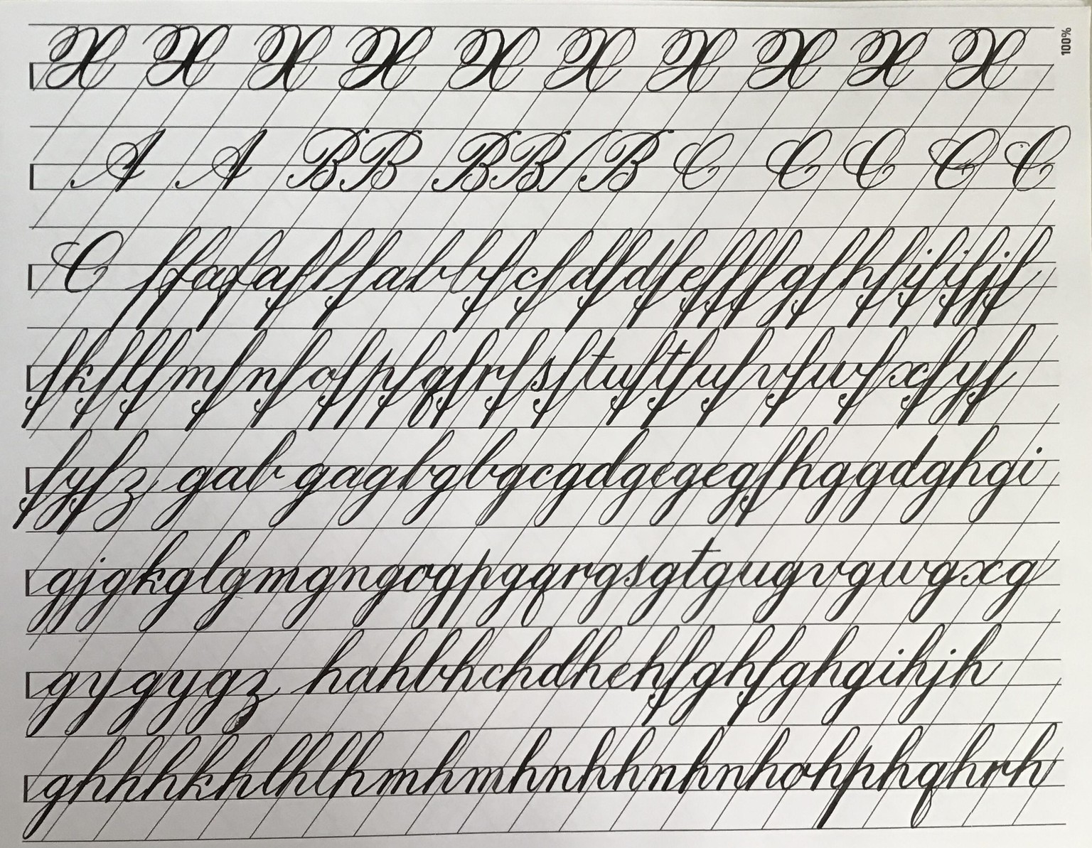 Copperplate practice - image 4 - student project