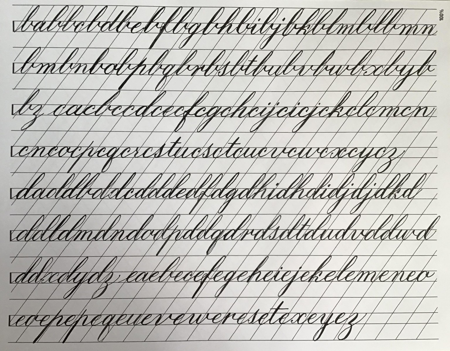 Copperplate practice - image 5 - student project
