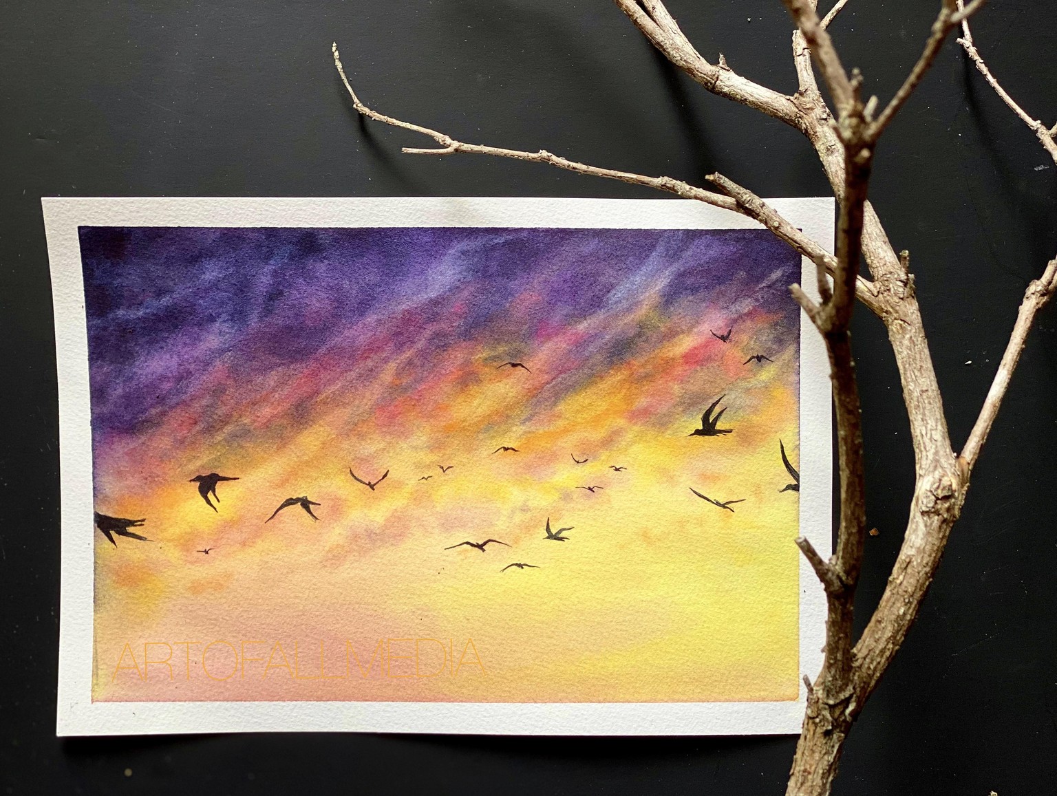 Dramatic sunset sky - image 2 - student project