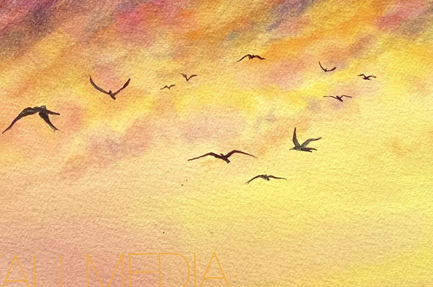 Dramatic sunset sky - image 1 - student project