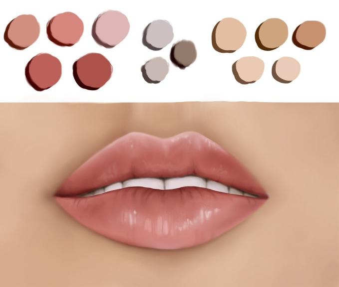 how to draw lips - image 1 - student project