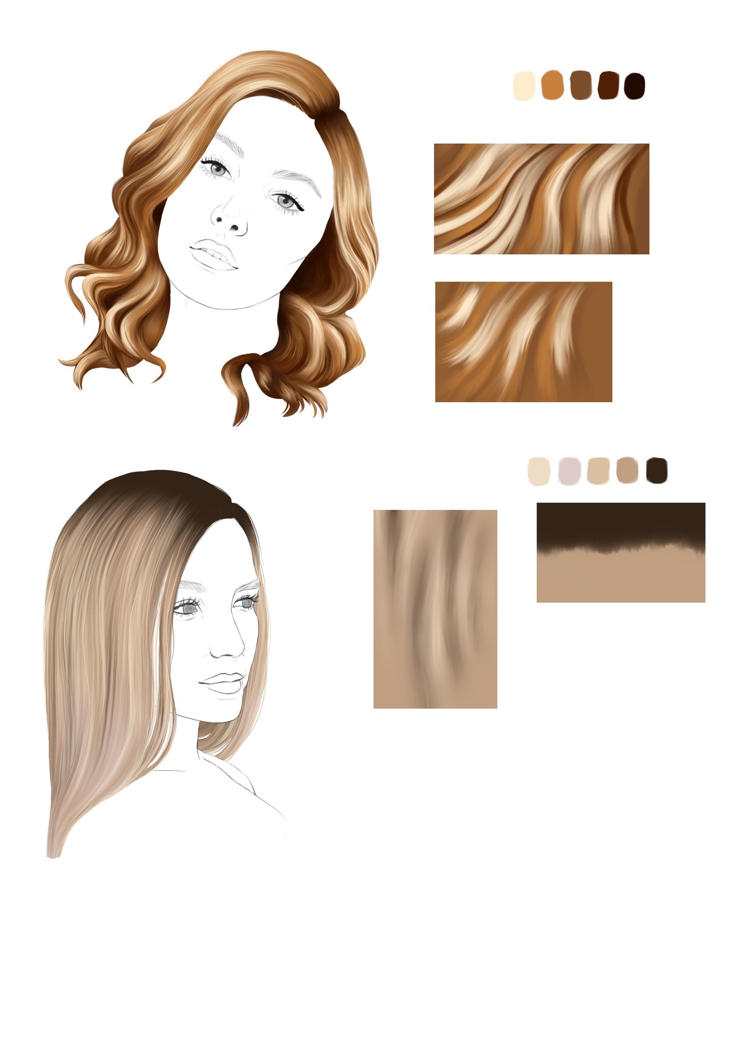 Drawing Hair in Procreate - image 1 - student project