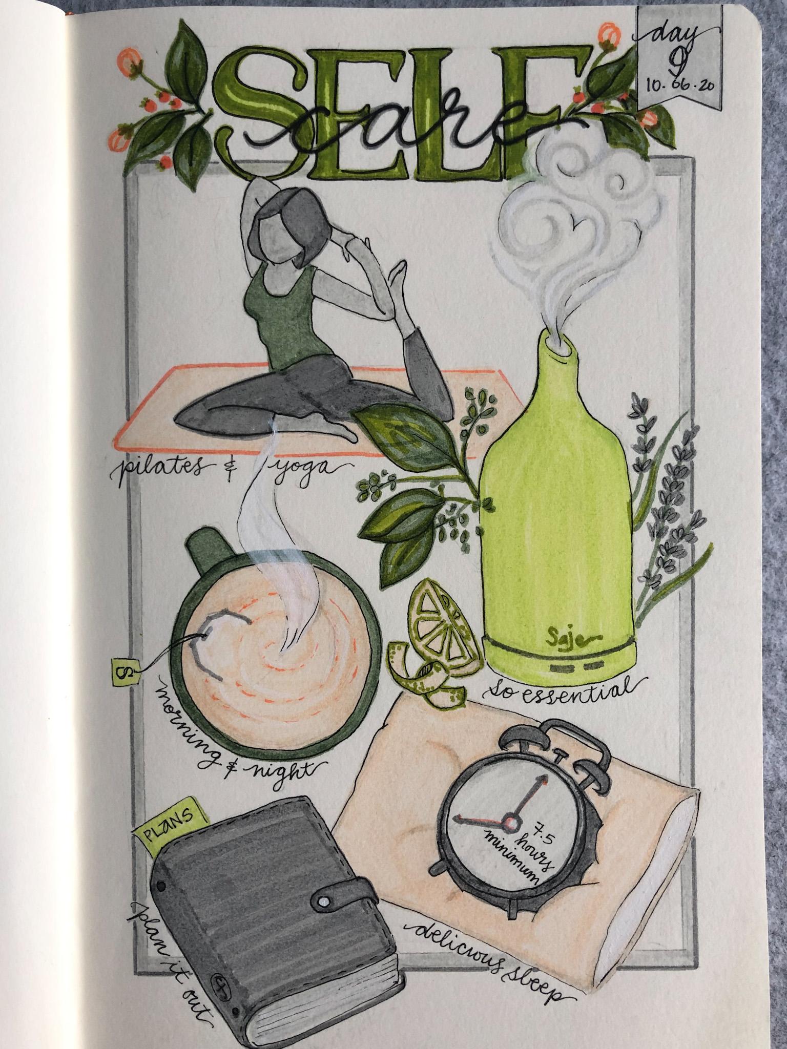Illustrated Journalling 28 day challenge- PT 1 - image 6 - student project