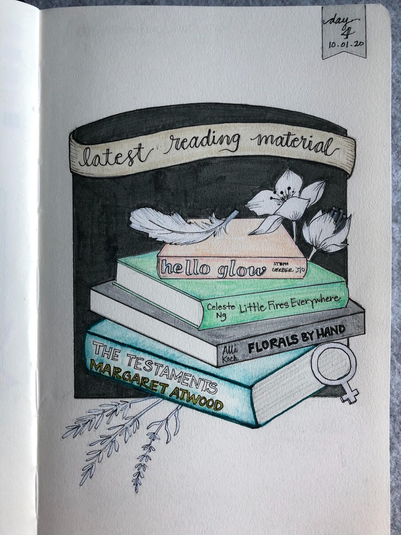 Illustrated Journalling 28 day challenge- PT 1 - image 11 - student project