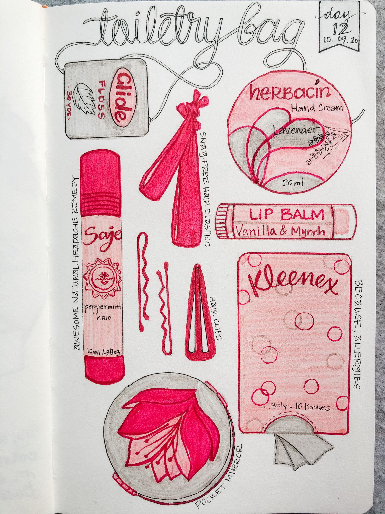 Illustrated Journalling 28 day challenge- PT 1 - image 3 - student project