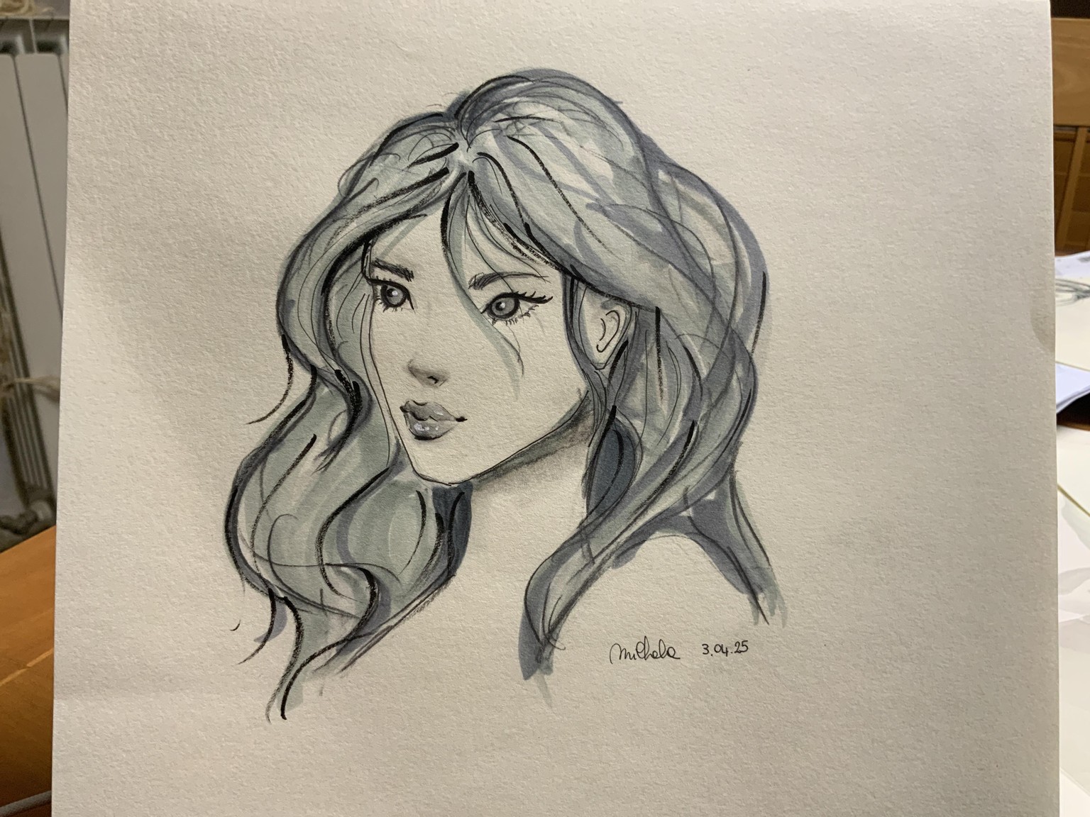 Design a female Character: exploring Markers - image 1 - student project