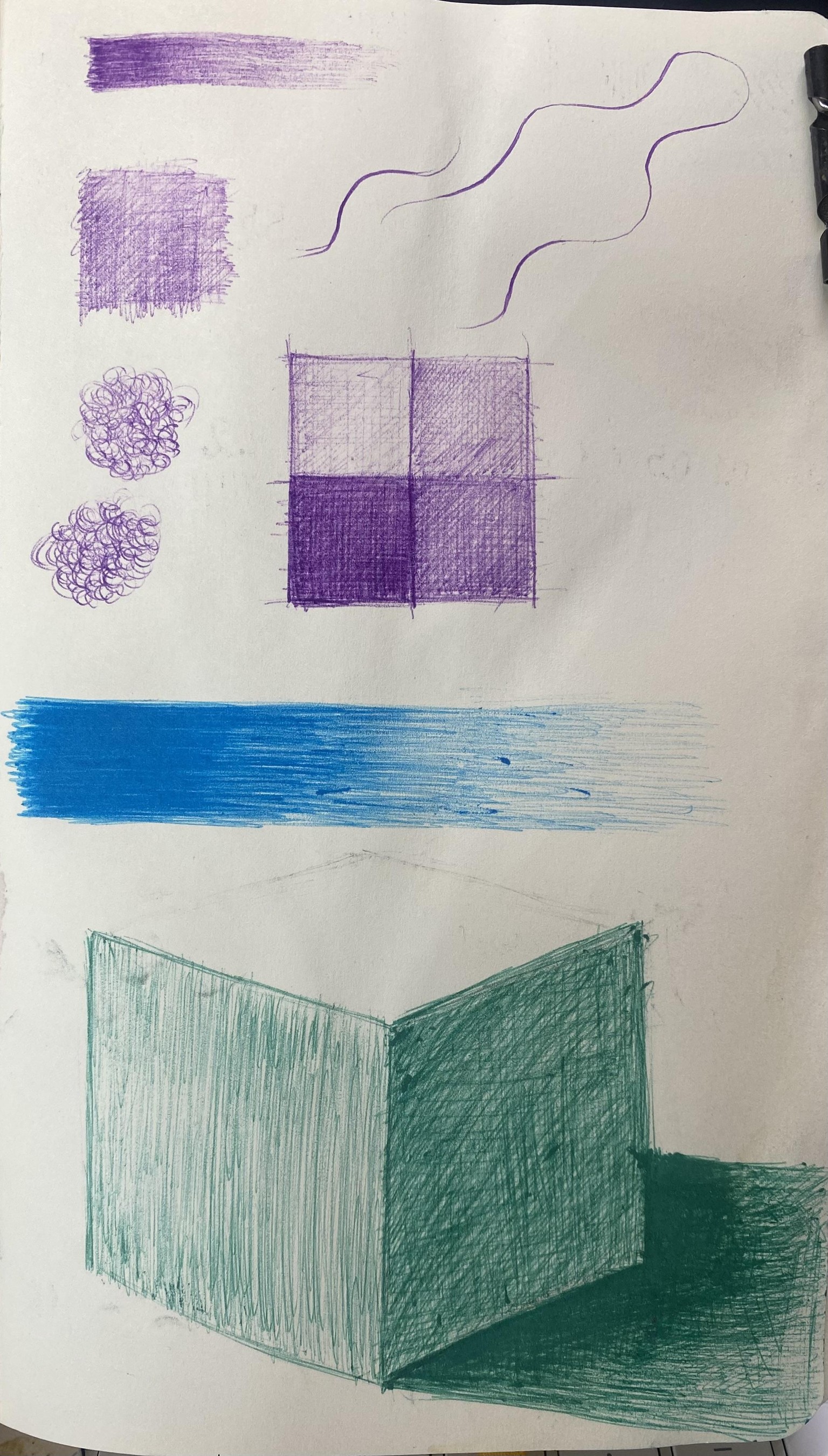 How to shade with ball poi t pen for Beginners - image 3 - student project