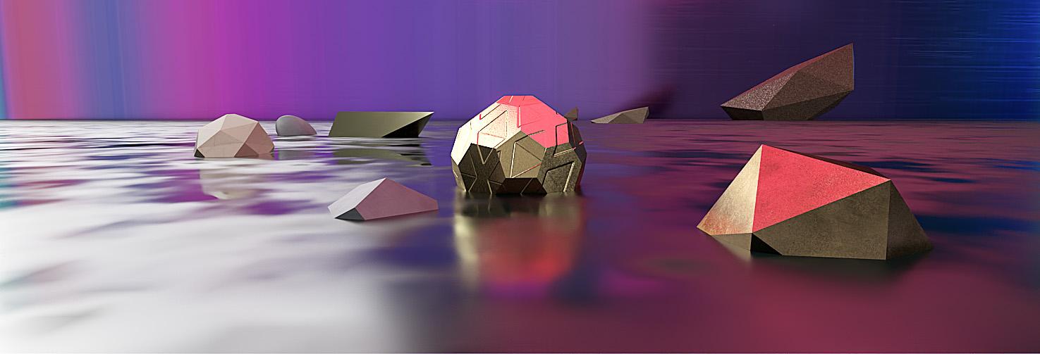 Abstract landscape - image 1 - student project