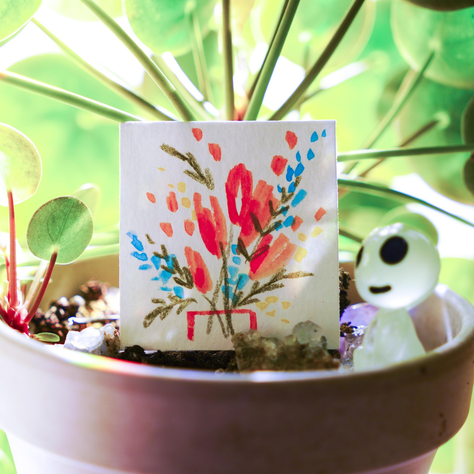 Tiny Loose Floral Play! :) - image 2 - student project