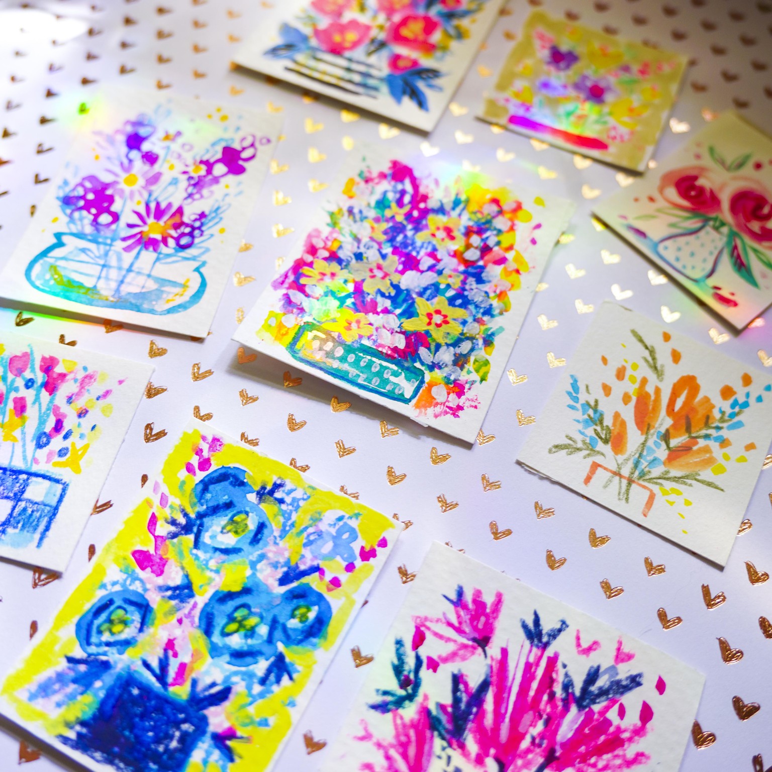 Tiny Loose Floral Play! :) - image 6 - student project