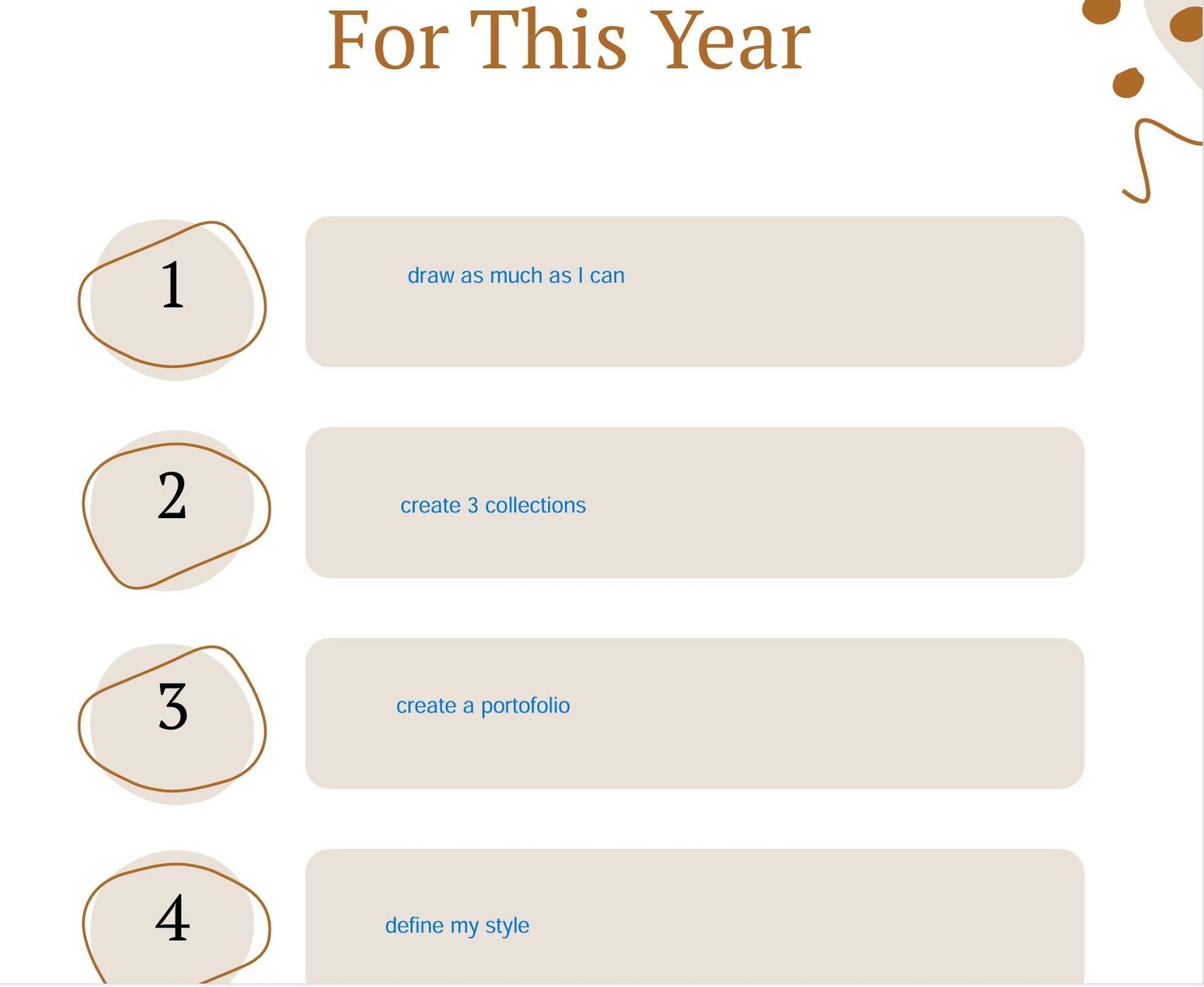 My goals for this year - image 3 - student project
