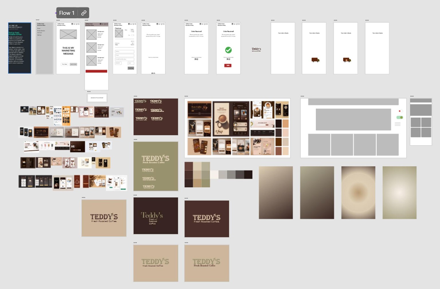 Teddy's fresh roasted coffee - image 3 - student project