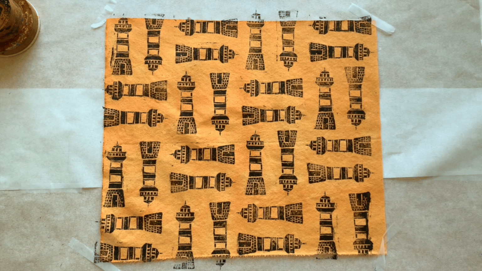 Ada's Block Print Project - image 5 - student project