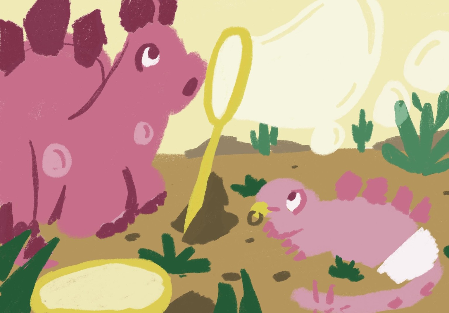 Dinosaur Illustrations With AI - image 5 - student project