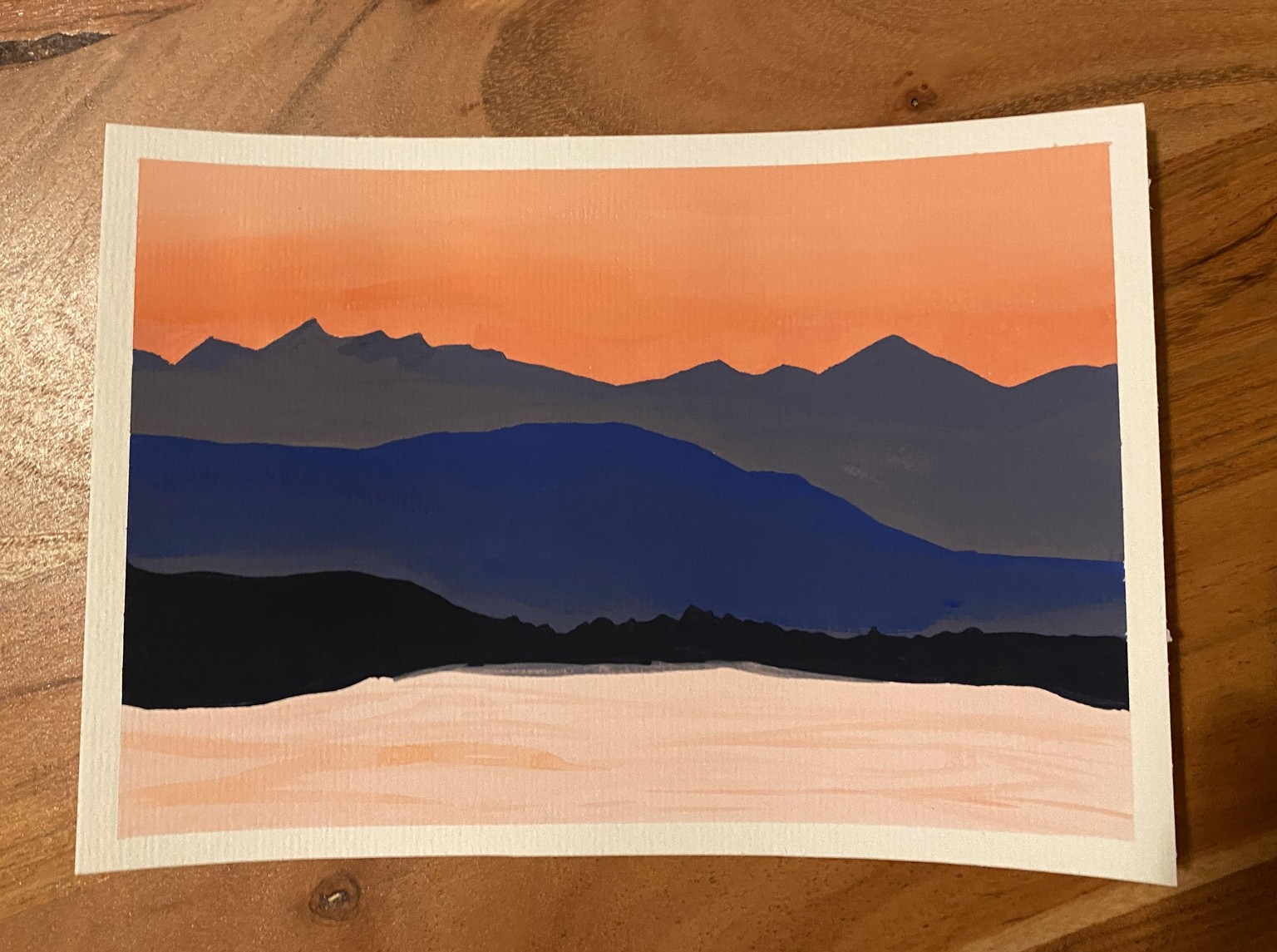 Easy Landscape with Gouache - image 1 - student project