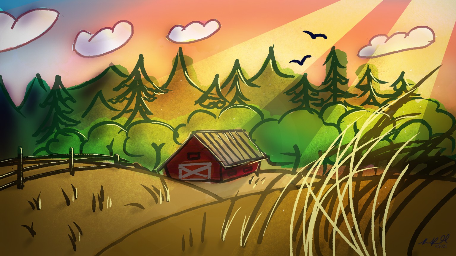 A Country Walk - image 1 - student project