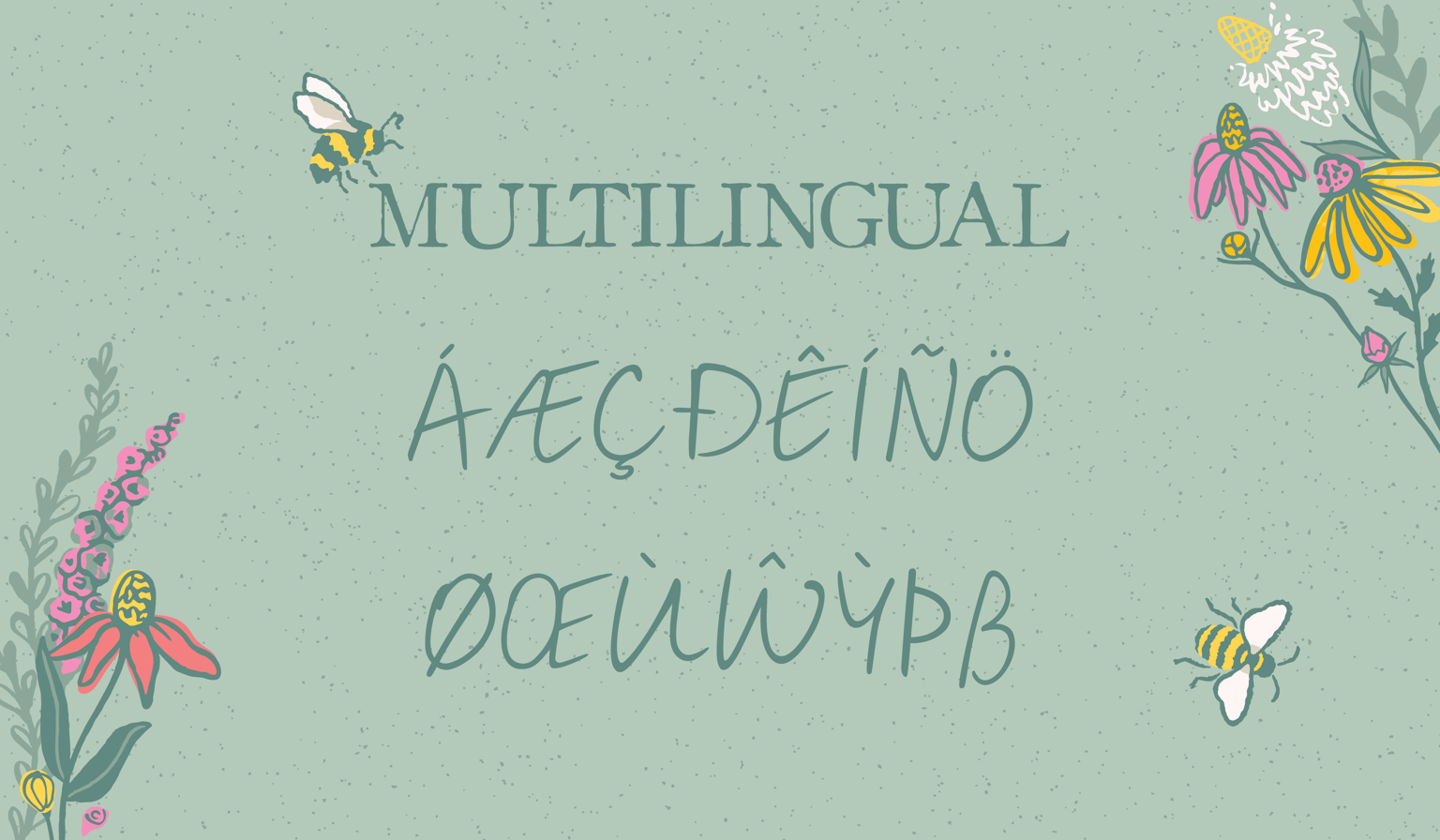 Miss Bee Font Family - image 6 - student project