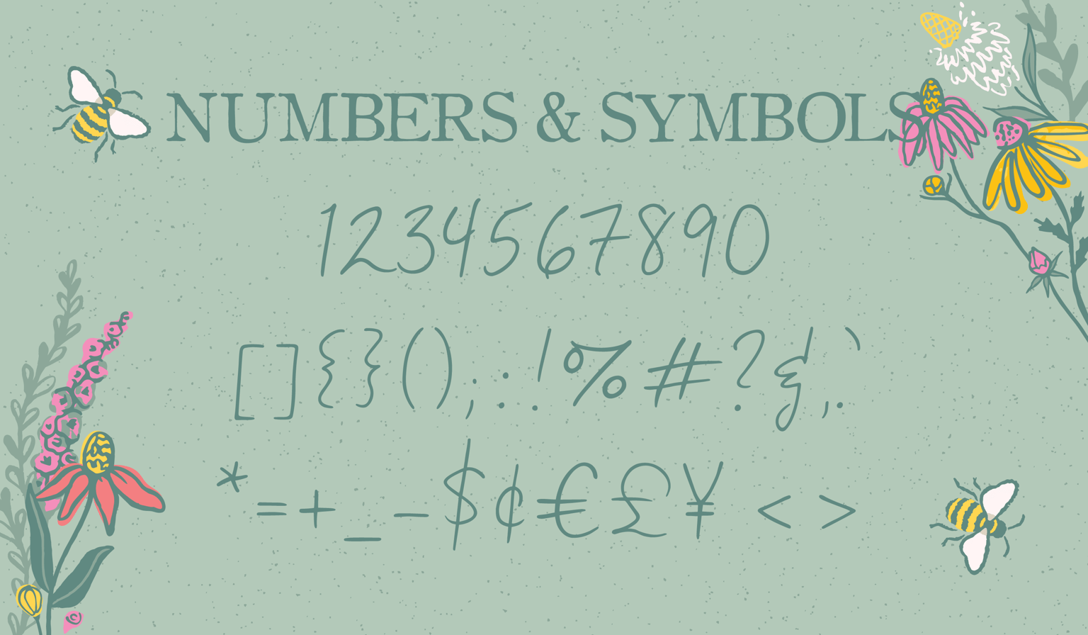 Miss Bee Font Family - image 4 - student project