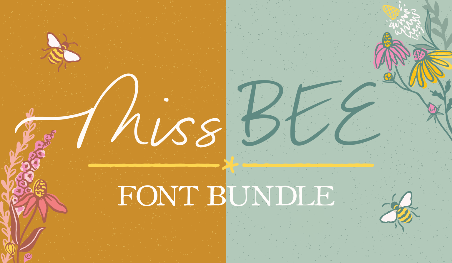 Miss Bee Font Family - image 1 - student project