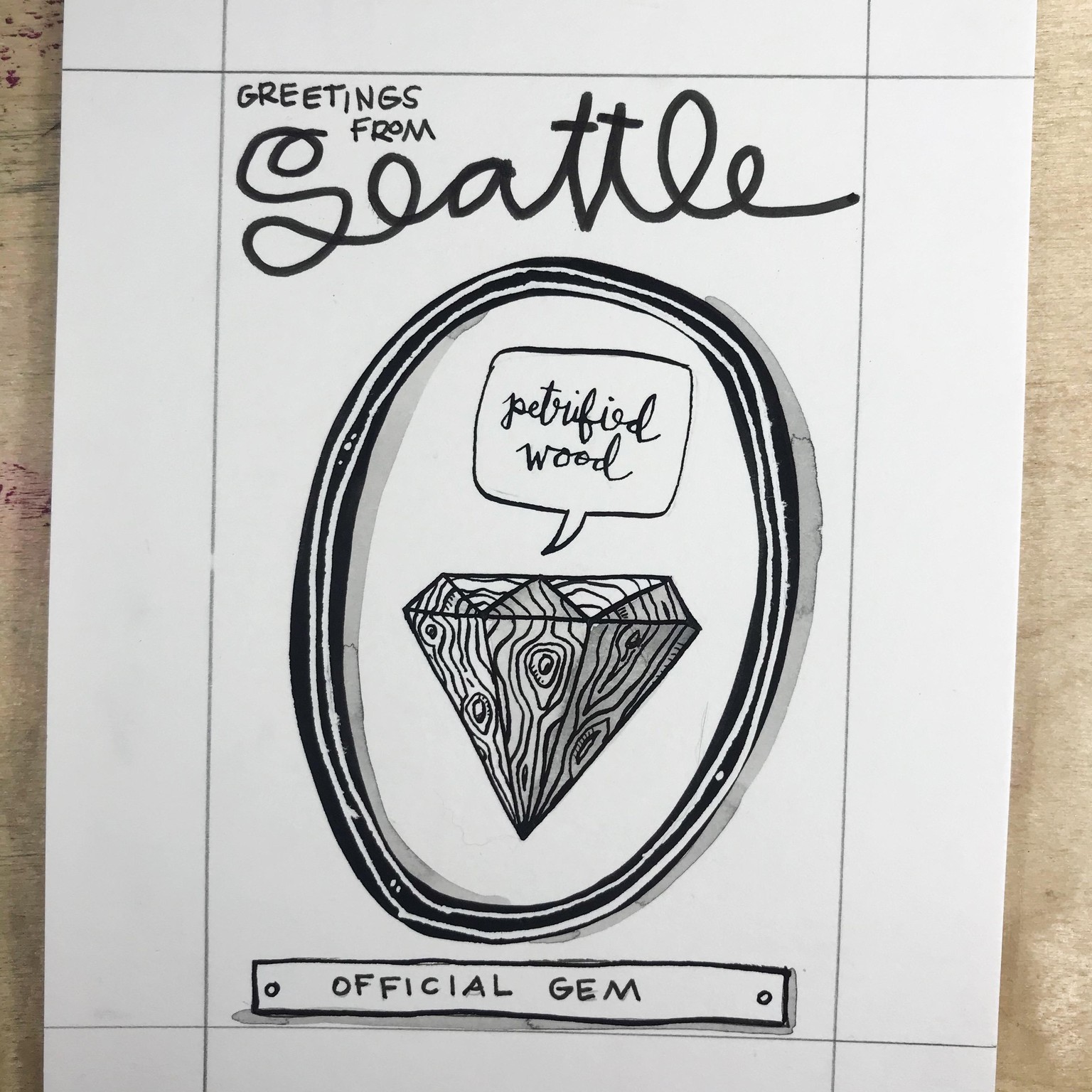 Imaginary Official Seattle Symbols - image 10 - student project