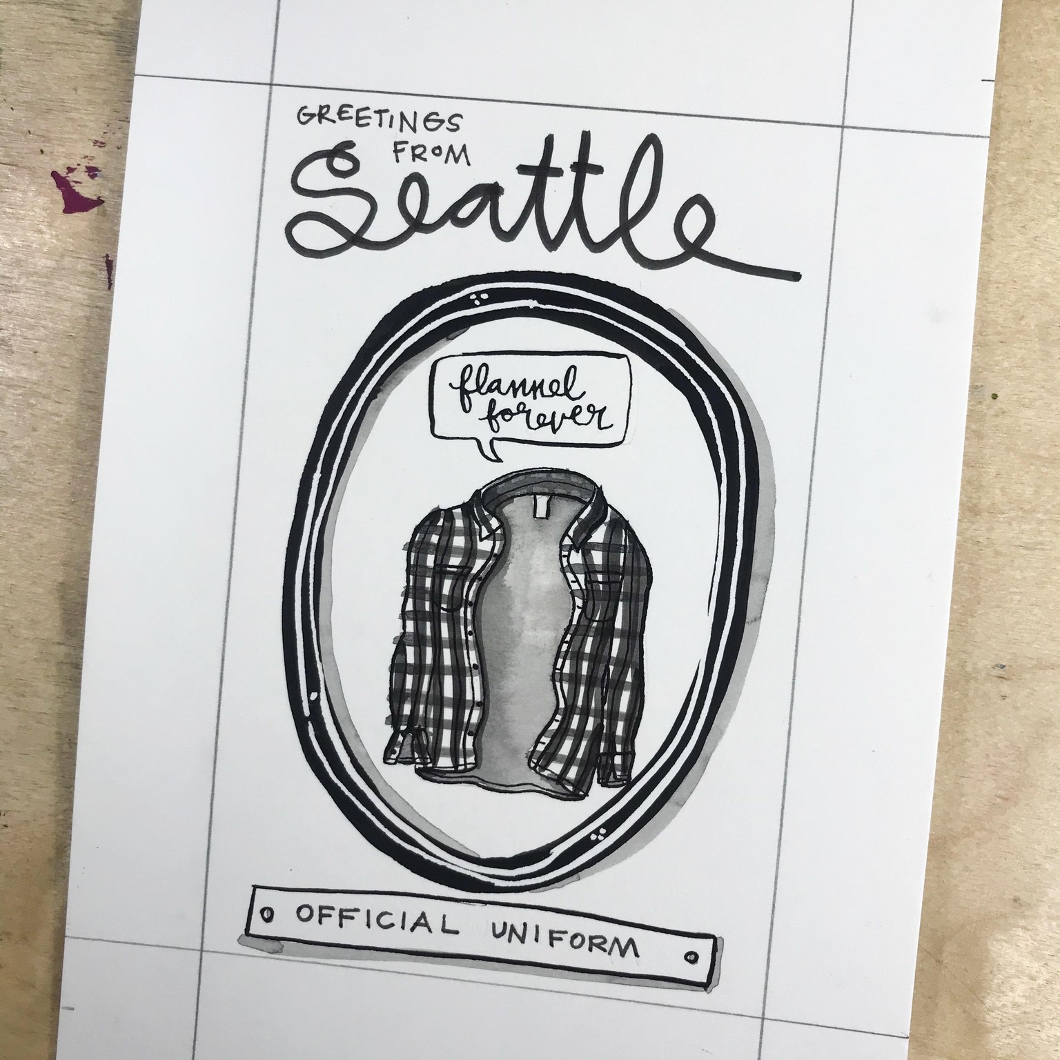 Imaginary Official Seattle Symbols - image 11 - student project
