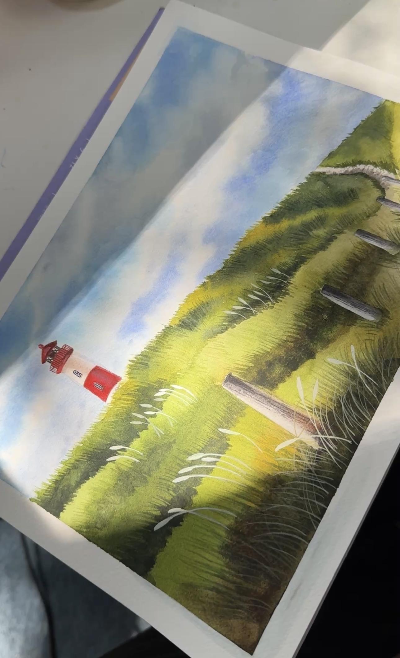 A calm and beautiful painting session - image 1 - student project