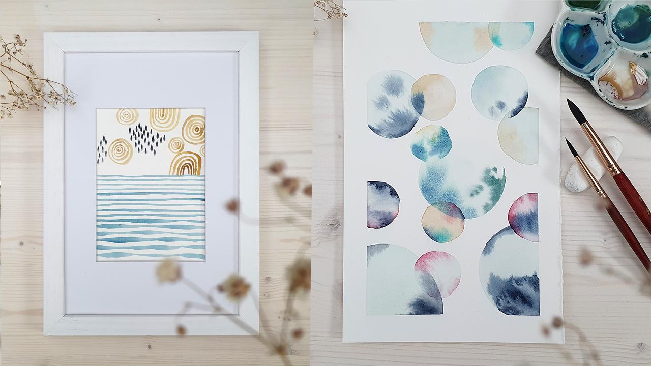 Meditatives Aquarell - image 1 - student project