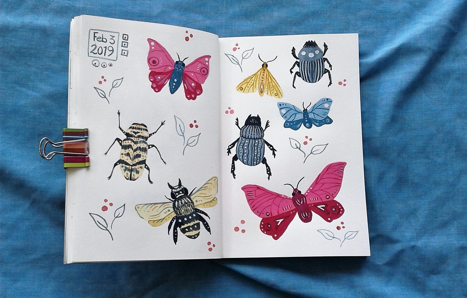 Watercolor and Gouache BUgs - image 1 - student project