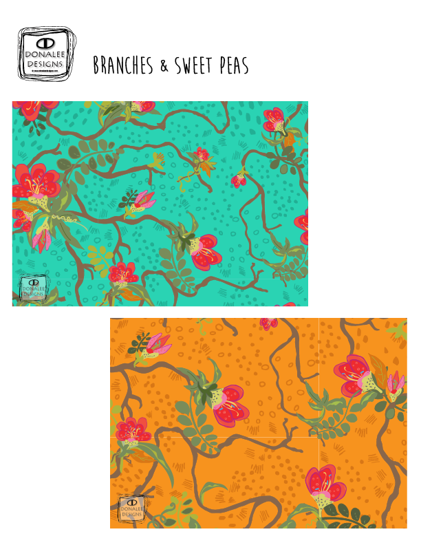 Branches & Sweet Peas - image 7 - student project