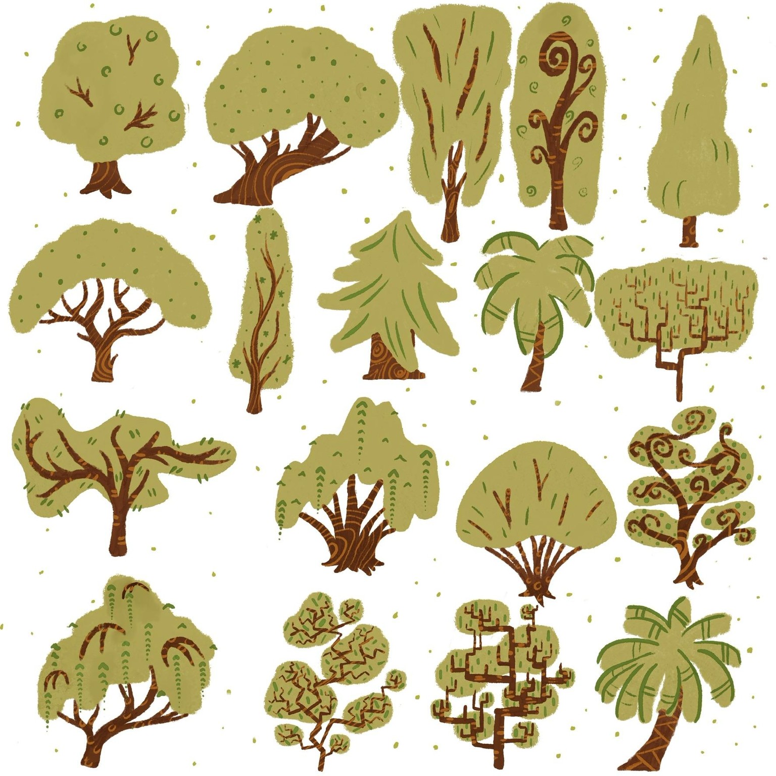Stylised trees - image 2 - student project