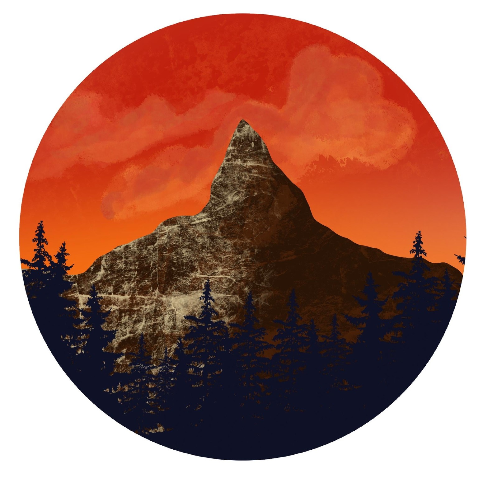 Landscape in Procreate - image 1 - student project