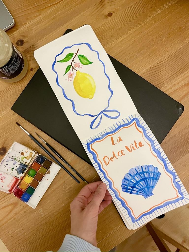 Summer watercolours - image 2 - student project