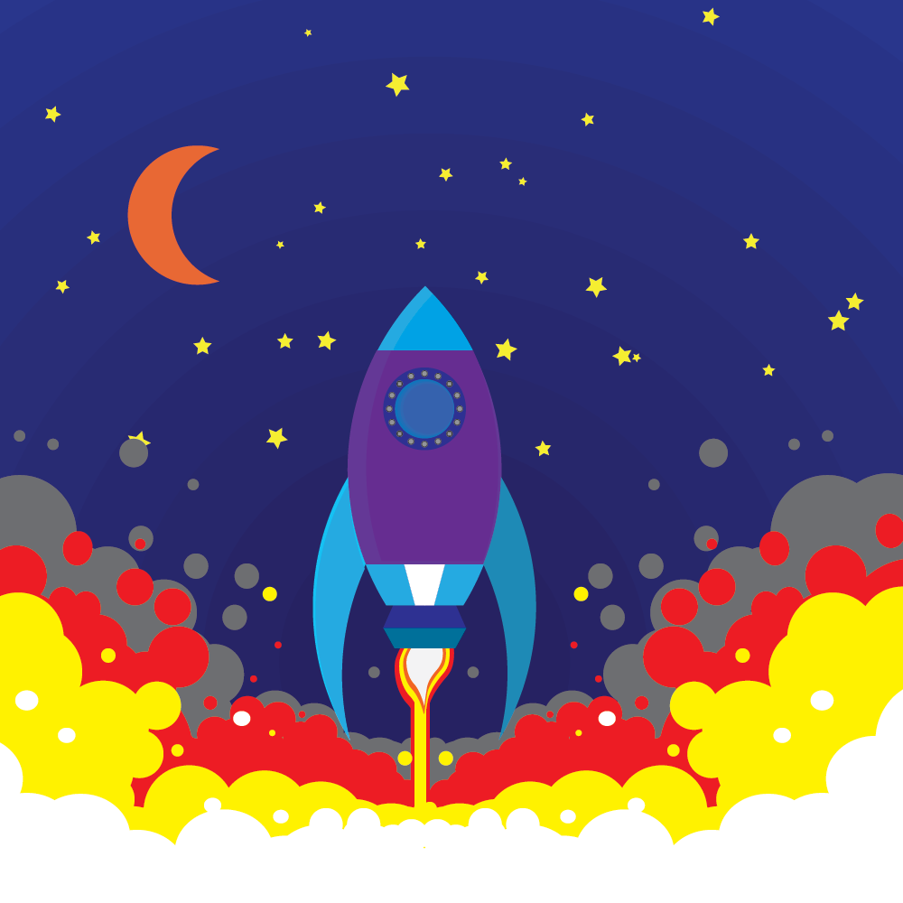 Rocket - Vector Illustration - image 1 - student project