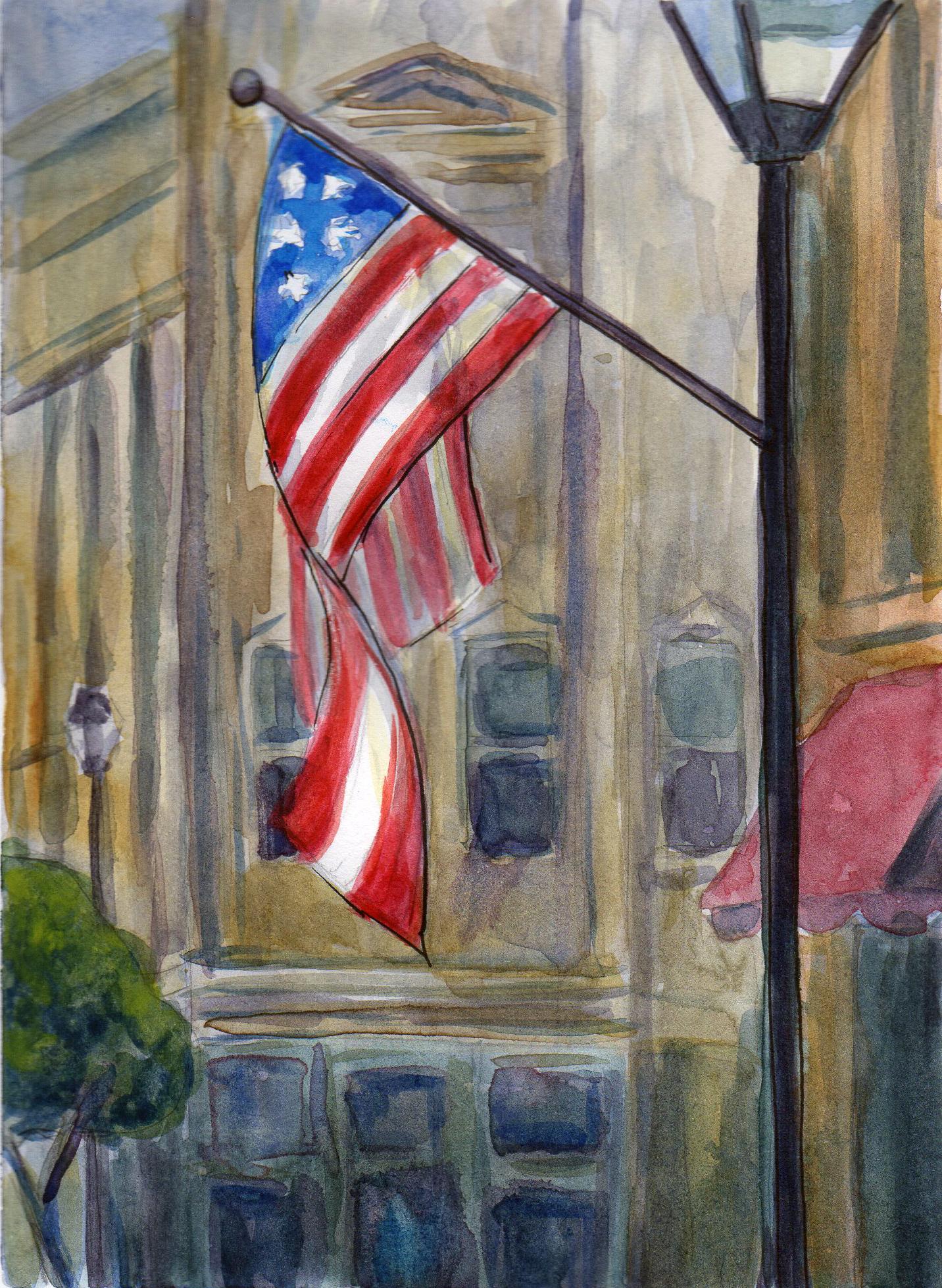 Painting a Flag on the 4th of July! - image 3 - student project