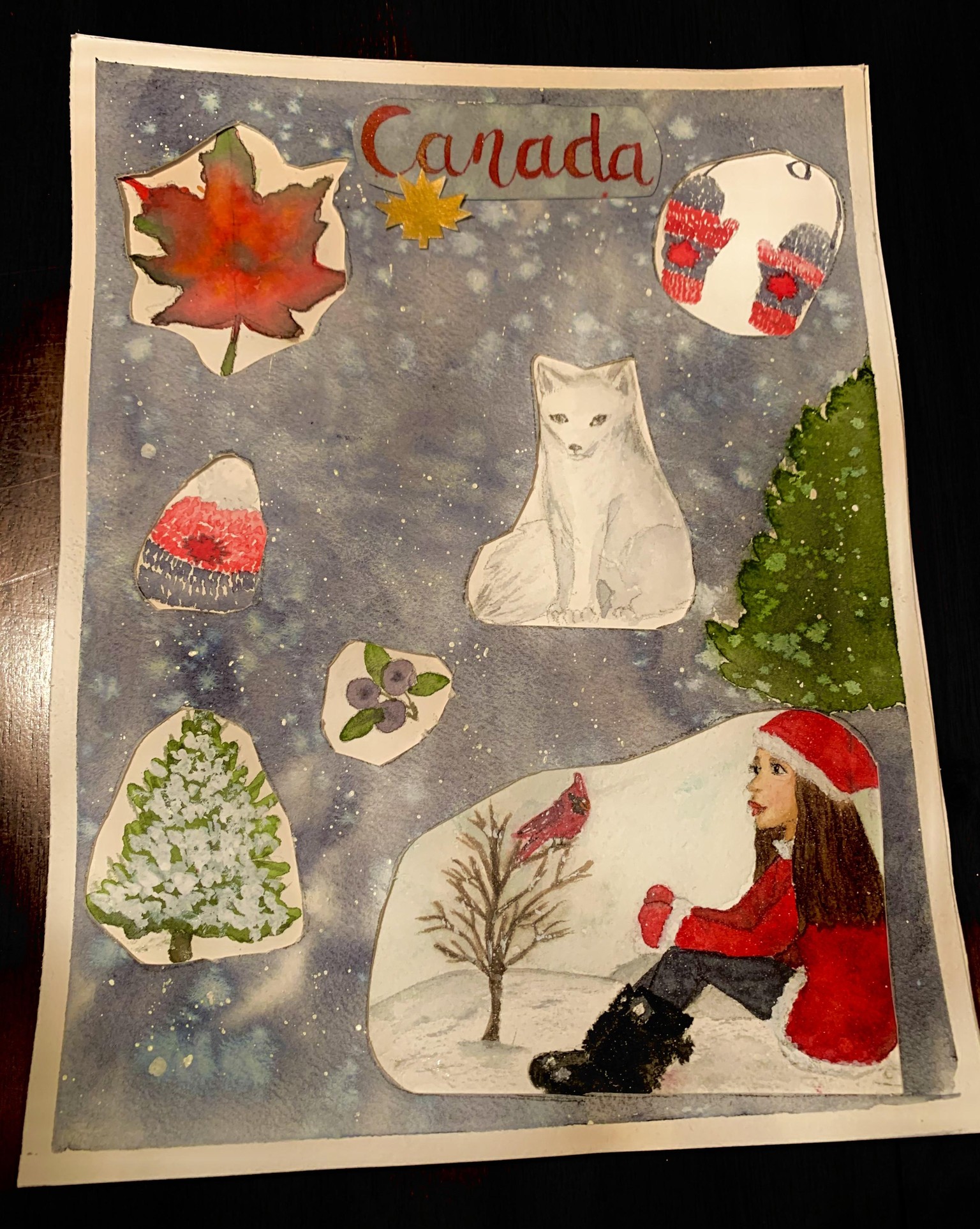 Canada themed illustrations - image 1 - student project