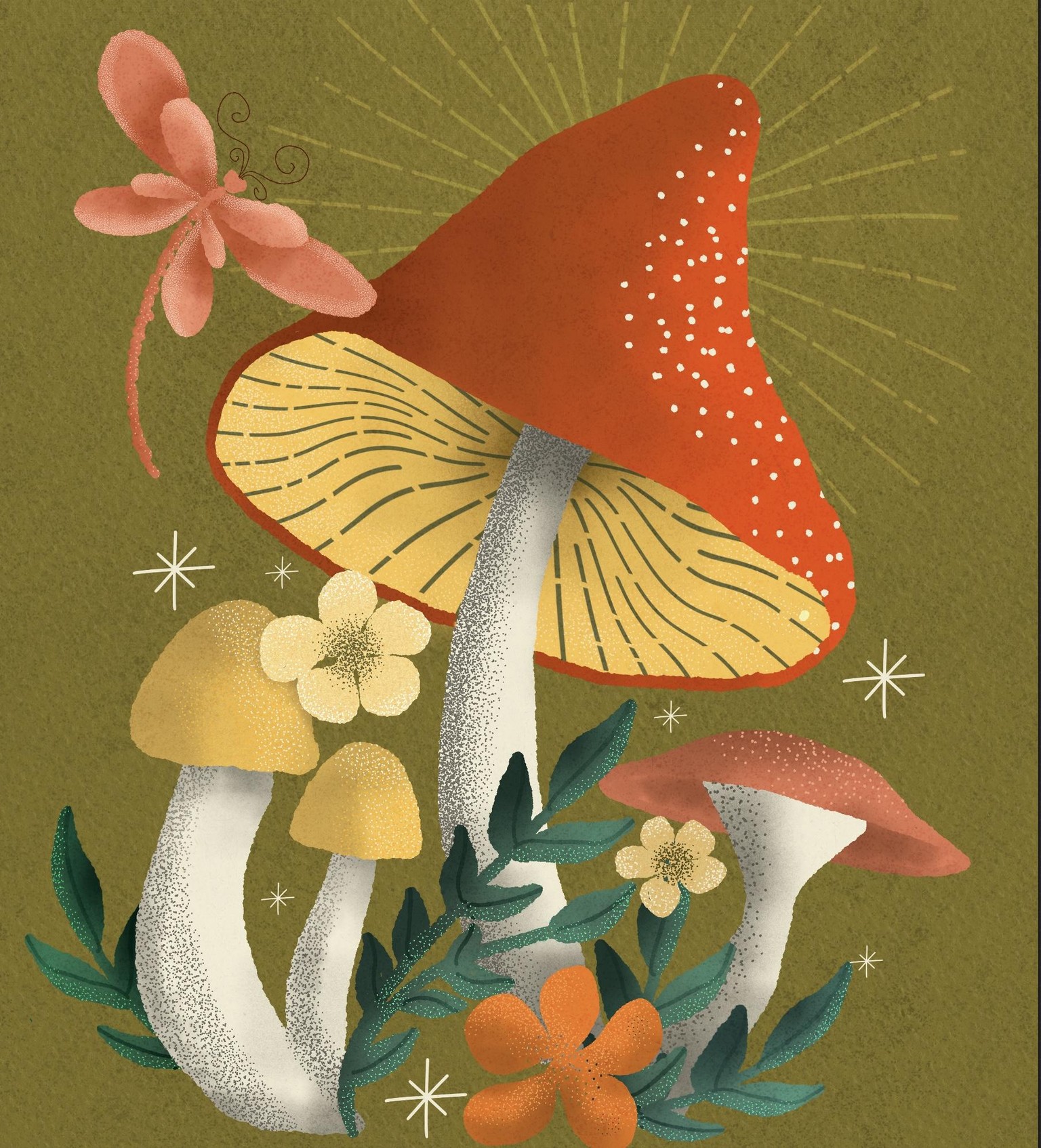 Shrooms and blooms - image 3 - student project