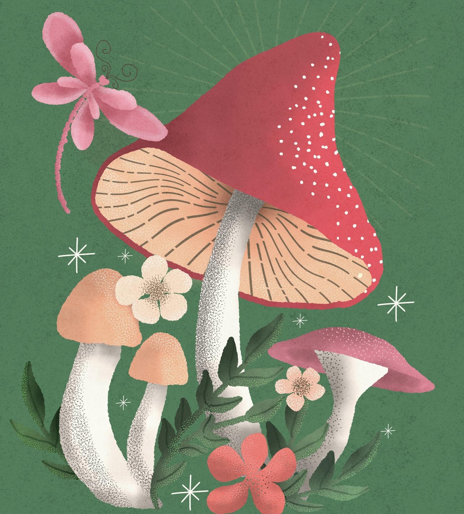 Shrooms and blooms - image 2 - student project