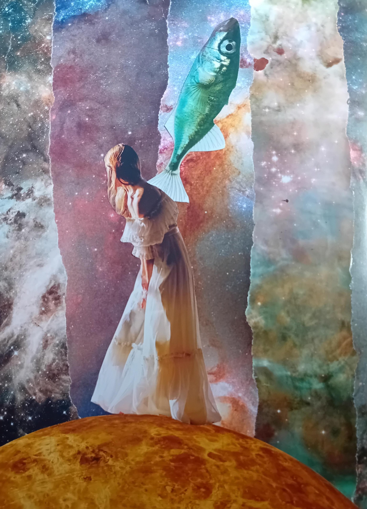 Surreal collage: nowhere is the river - image 1 - student project