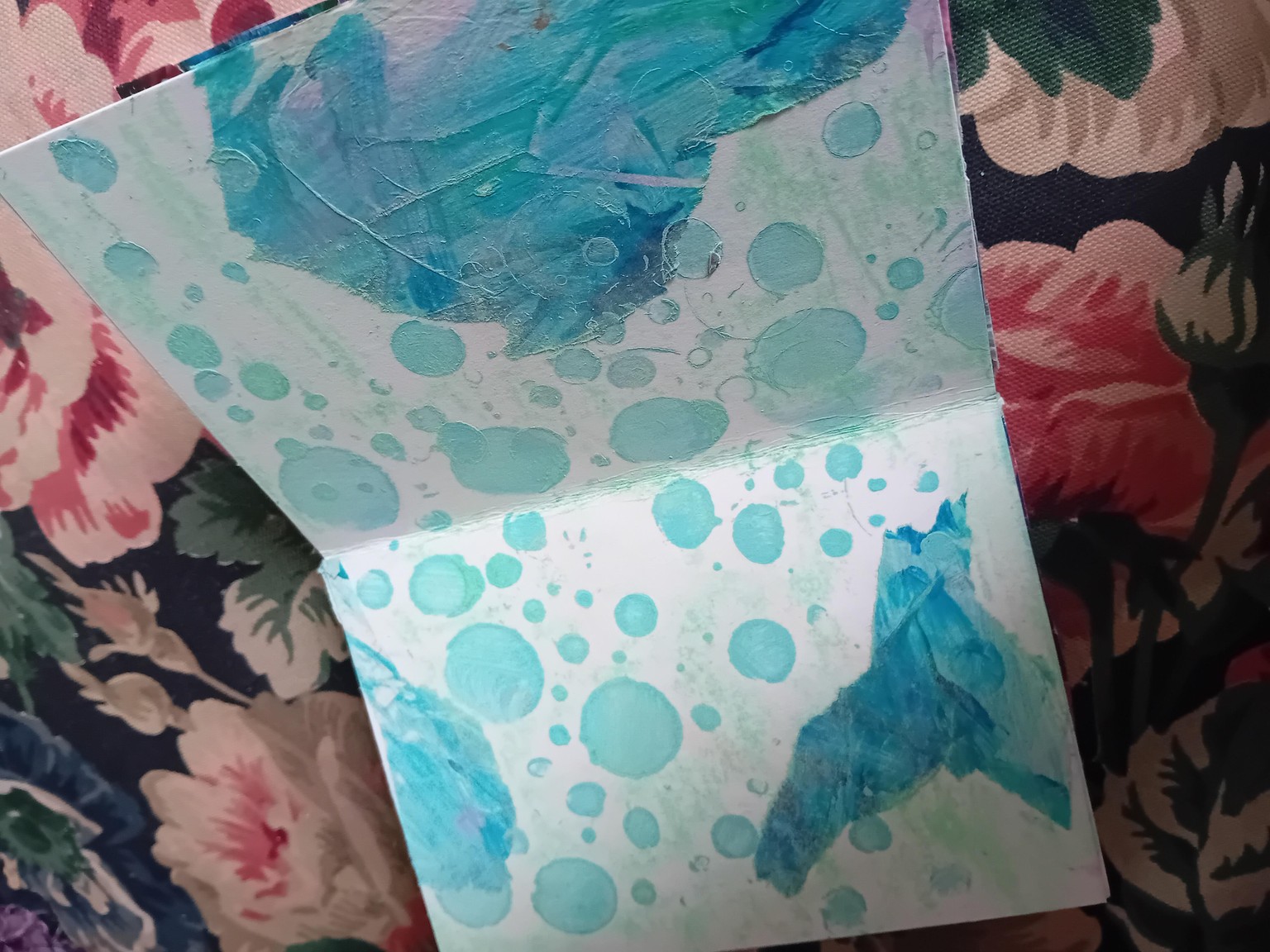 Handmade mixed media collage sketchbook - image 1 - student project