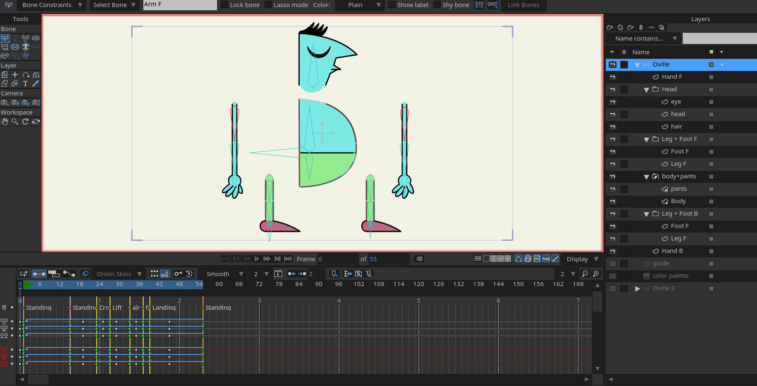 Moho 13 - Creating a 2D Animation Scene - image 2 - student project