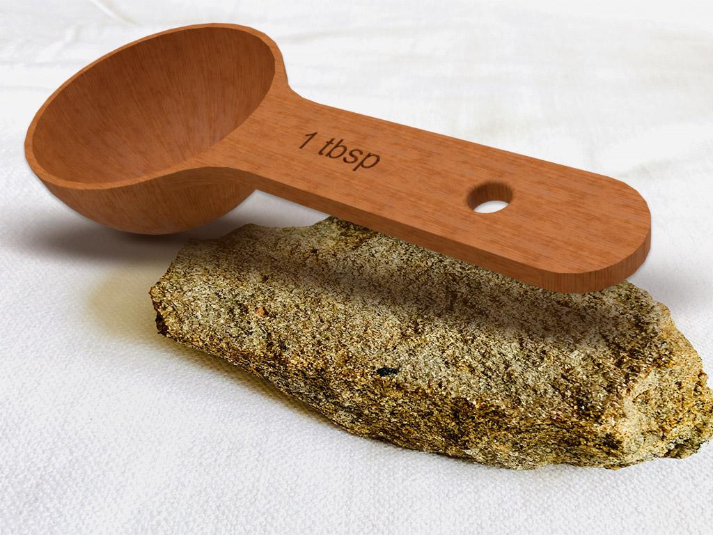 teaspoon with different surfaces - image 1 - student project